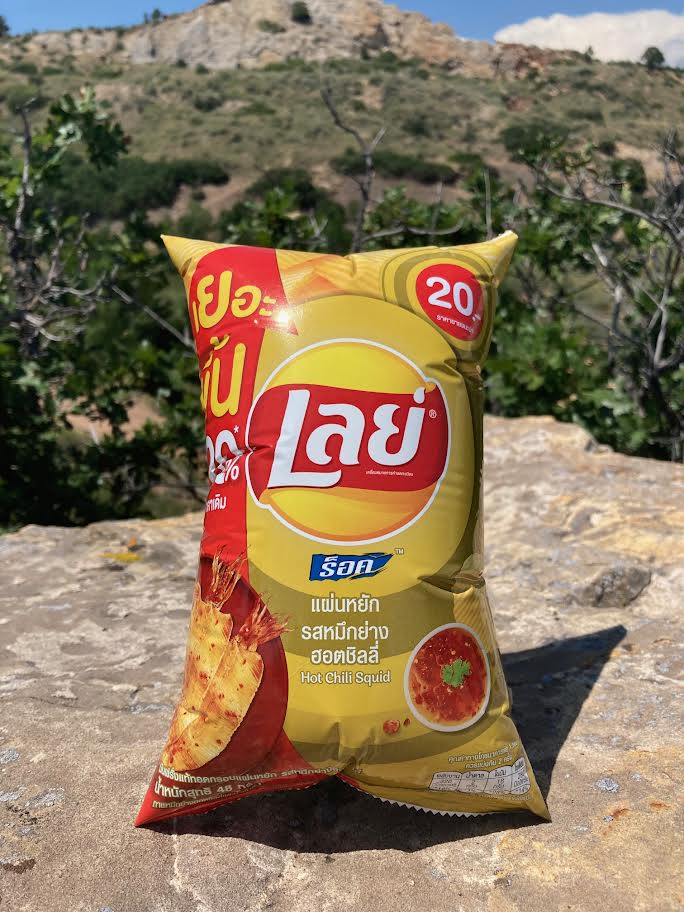 Lays Hot Chili Squid (Thailand)